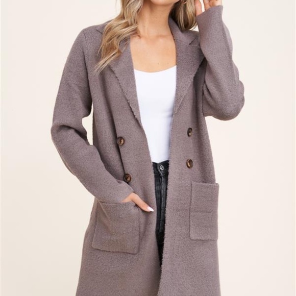 NWT Open Front Cardigan Sweater Coat-Jacket - Picture 1 of 6
